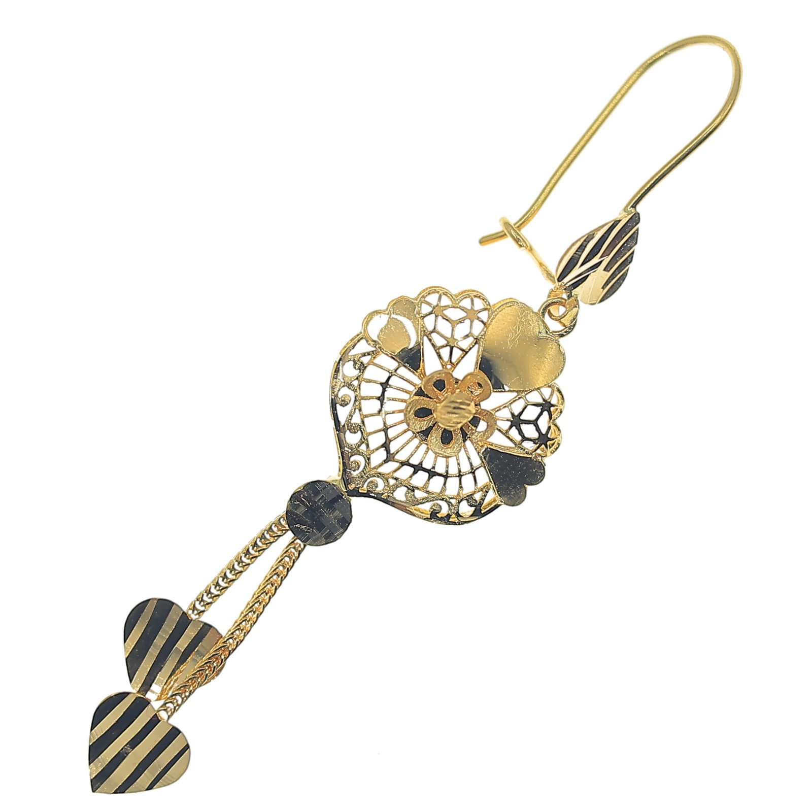 tsh003182024-BW5FF حلق ذهب - الصورة 1