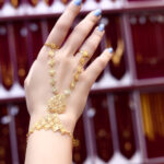 A golden palm
