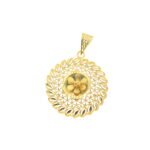 ⁦تعليقه ذهب ورد⁩ - الصورة ⁦2⁩