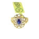 Blue gold ring - Image 3