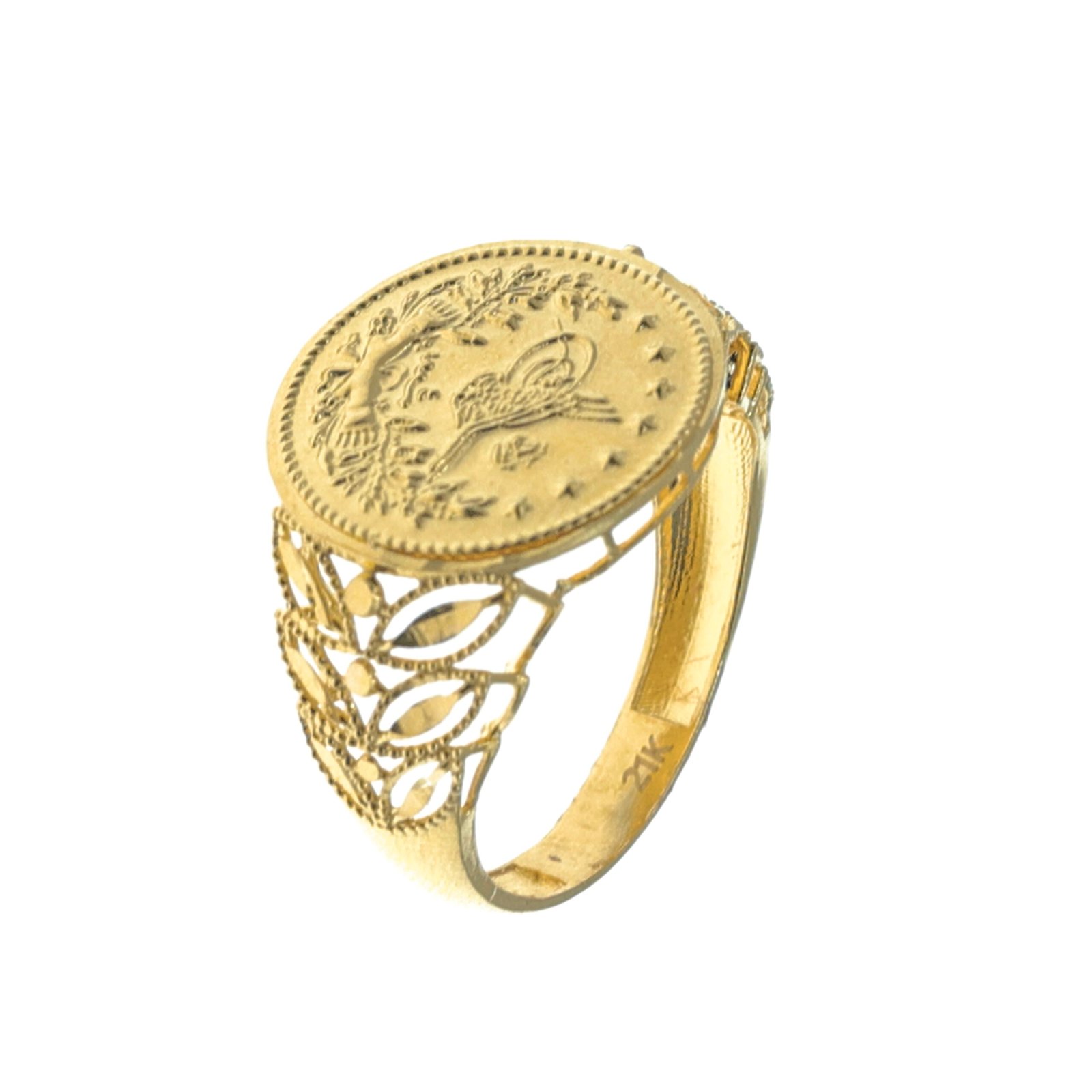 tsh003182024-ZRP92 خاتم حبة جنية - الصورة 1