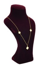 Van Cleef 3 Necklace with Three Roses - Image 2
