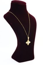 Robert Coin White and Blue Gold Necklace - Image 2
