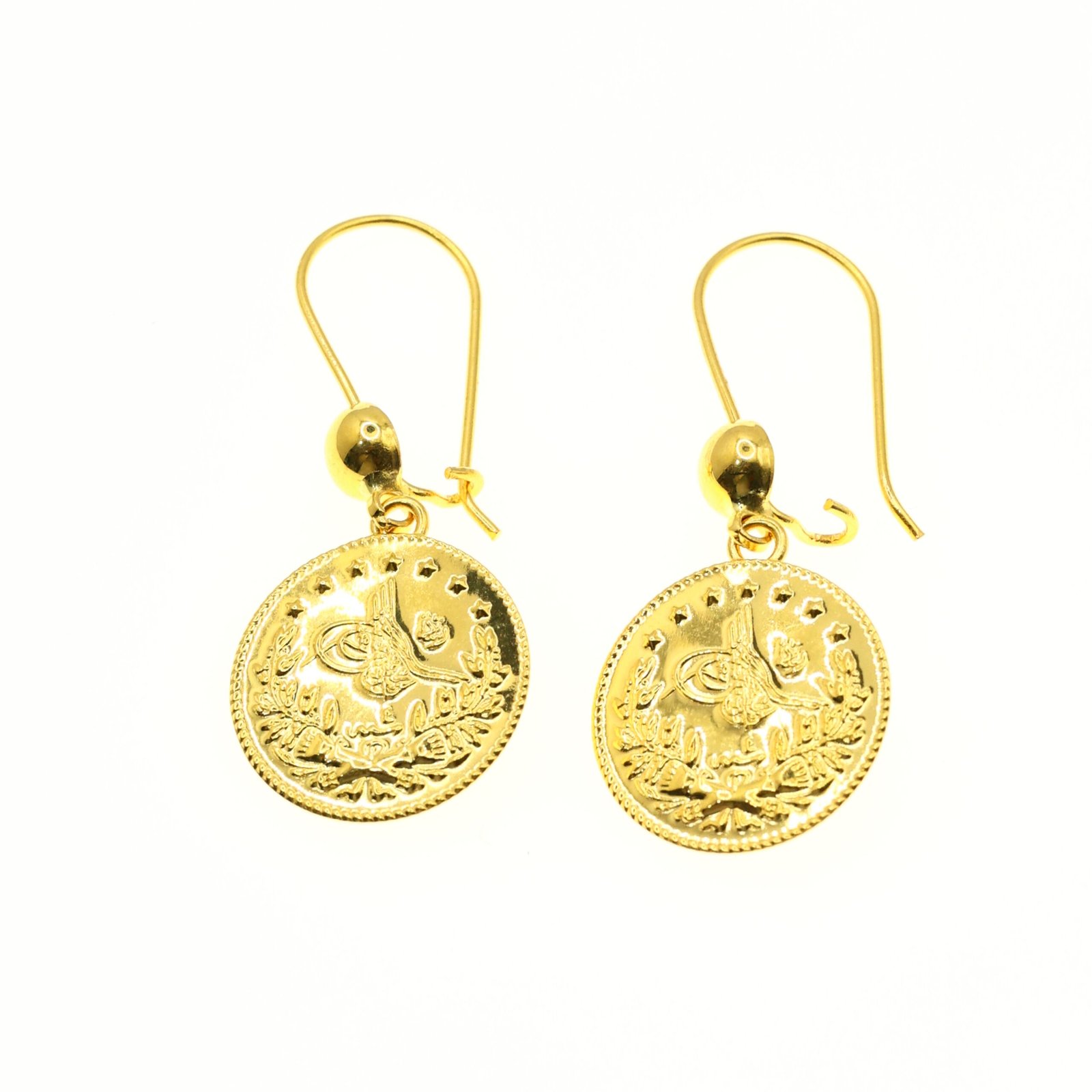 IMG_4785 حلق ذهب جنيهات - الصورة 1