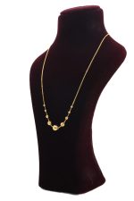 Gold Beaded Necklace - Image 3