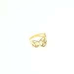 21K Gold LV Ring - Image 2