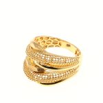 21K Gold Dior Ring (نسخة) (نسخة) (نسخة) (نسخة) - Image 3