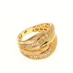 21K Gold Dior Ring (نسخة) (نسخة) (نسخة) (نسخة) - Image 2